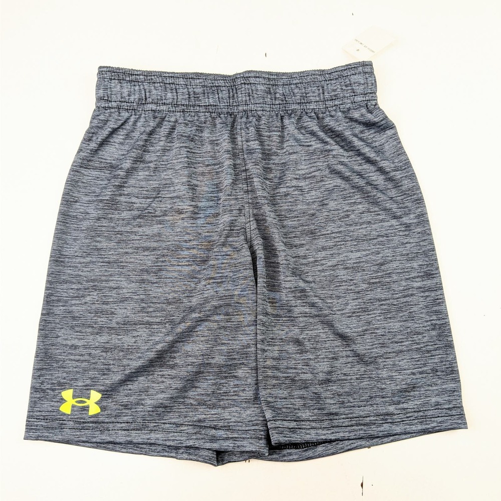 Under Armour Bluish Gray Marled Athletic Shorts